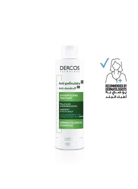 Dercos Anti Dandruff Shampoo For Normal To Oily Hair For Men & Women 200ml