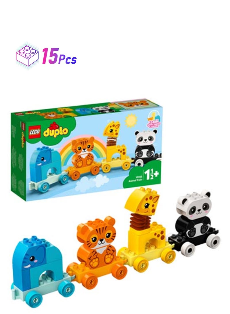 LEGO 10955 My First Animal Train Building Toy (15 Pieces) 15 18-24 Months  - Image 1
