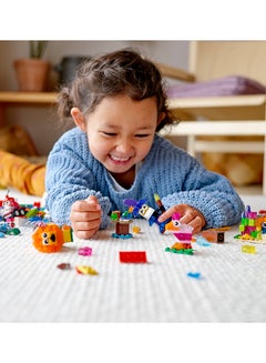 LEGO 6327639 Classic Creative Transparent Bricks Kids’ Building Kit; Build A Sparkling Bird, Lion, Wizard, Fish With Coral, Turtle, Robot, Unicorn And Pink Bird; Great Lego Toy For Kids Aged 4 And Over (500 Pieces) 11013 500 4+ Years  - Image 3