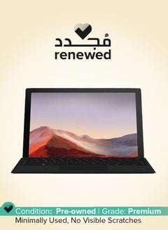 Renewed - Surface Pro 7 Laptop With 12.3-inch Display, Core i5 Processor/Windows 10/8GB RAM/256GB SSD/Intel Iris Plus Graphics/English-Arabic Keyboard Platinum
