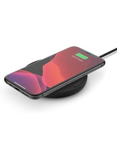 belkin Boostcharge iPhone Wireless Charging Pad 15W + QC 3.0 24W Wall Charger - Qi Certified Fast Charging, For Apple iPhone 15/14/13/12/11 Series/X/8 Plus And Android, Airpods, Samsung, Huawei, And More Black  - Image 3