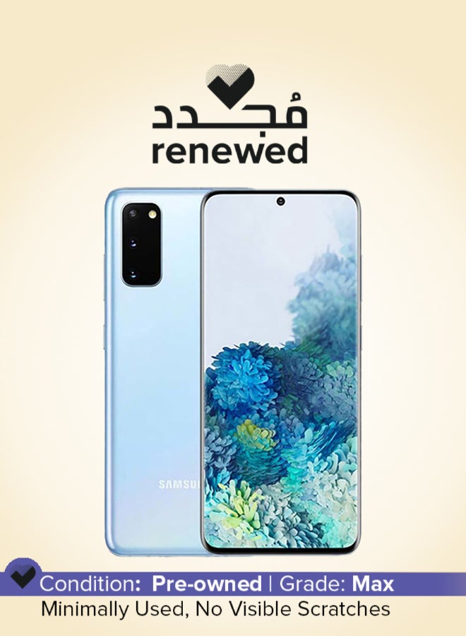 Samsung Renewed - Galaxy S20 Cloud Blue 8GB RAM 128GB 4G LTE - International Version - Image 1