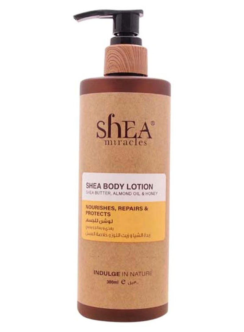 ShEA miracles Body Lotion Almond Oil & Honey 300ml - Image 1