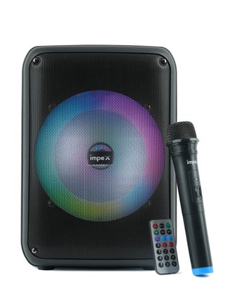 8 Inch Portable Trolley Bluetooth Speaker - 800W PMPO, BT/FM/USB/TF/AUX, TWS Function, Wireless Mic, LED Display & Light, Inbuilt 1800mAh Rechargeable Battery With Type-C Charging Black - pnsku/N43656097A/45/_/1731998411/c5e1a78f-adcc-43e9-8485-09b0b992f67c