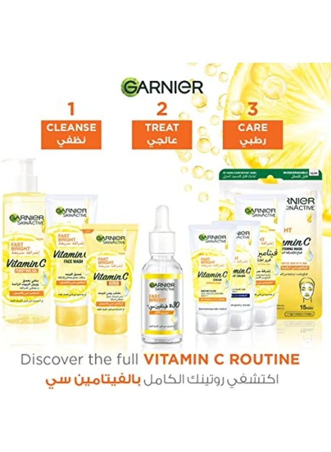 garnier Skin Active Vitamin C Cream With Uv Filter Instant Glow 100 ml - Image 3
