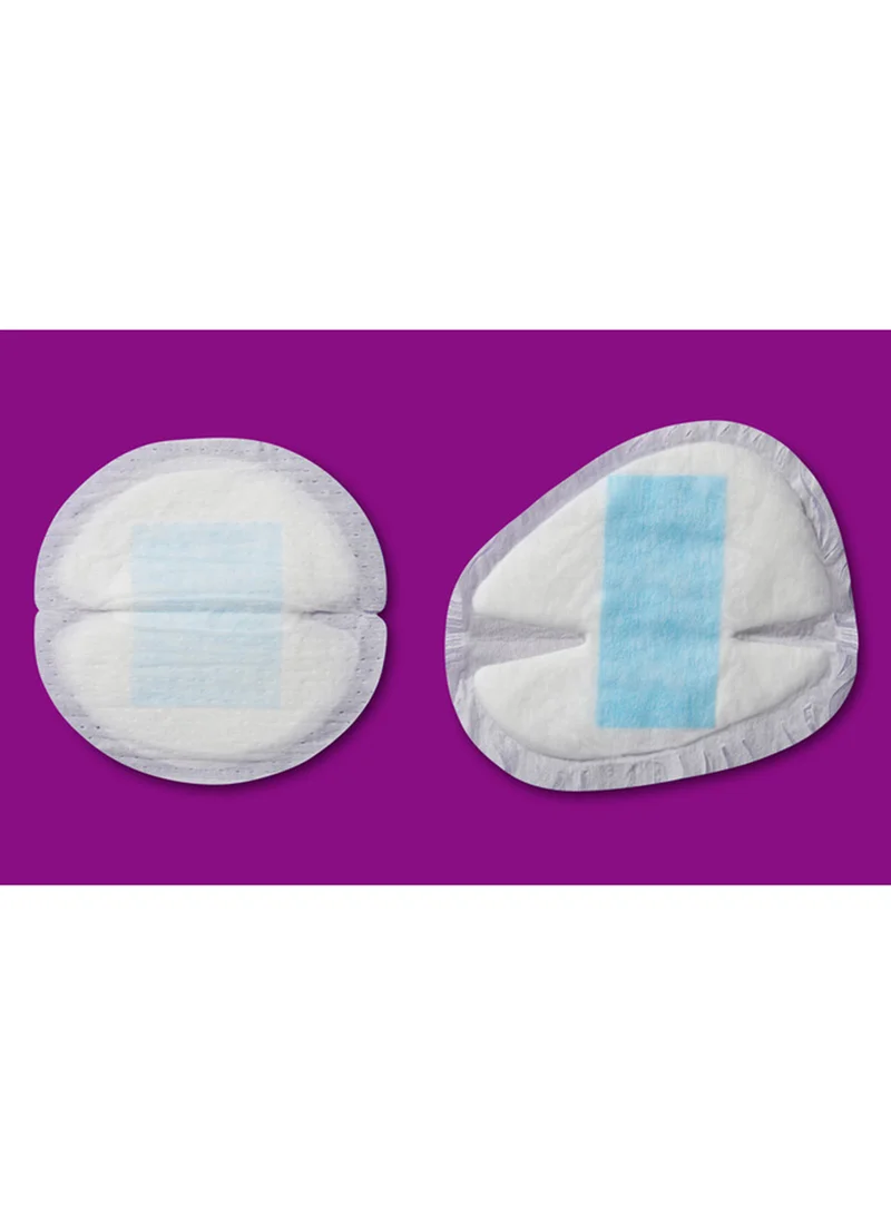 tommee tippee Made for Me Daily Disposable Breast Pads, Soft, Absorbent and Leak-Free, Contoured Shape, Adhesive Patch, Large, Pack of 40