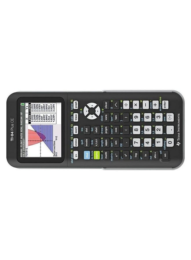 تاكساس إنسترومنتس آلة حاسبة CE-T طراز TI-84 Plus . أسود - Image 5