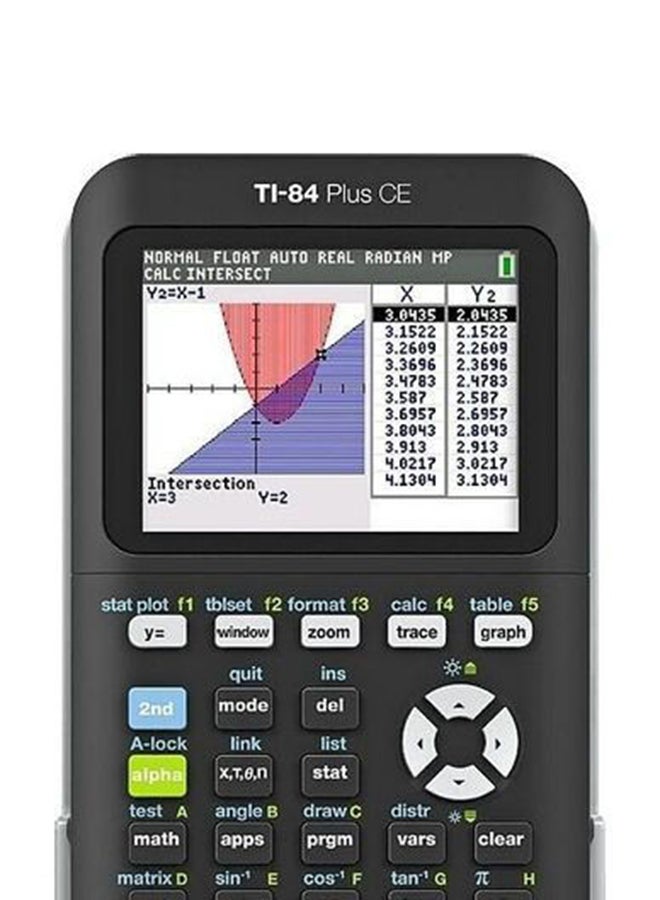 تاكساس إنسترومنتس آلة حاسبة CE-T طراز TI-84 Plus . أسود - Image 4