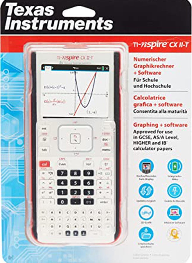 تاكساس إنسترومنتس حاسبة TI نسباير CX II-T متعدد الألوان - Image 4