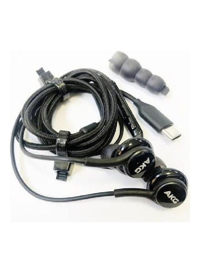 Samsung Akg Type C In Ear Headphones With Mic For Samsung Galaxy Black - Image 3