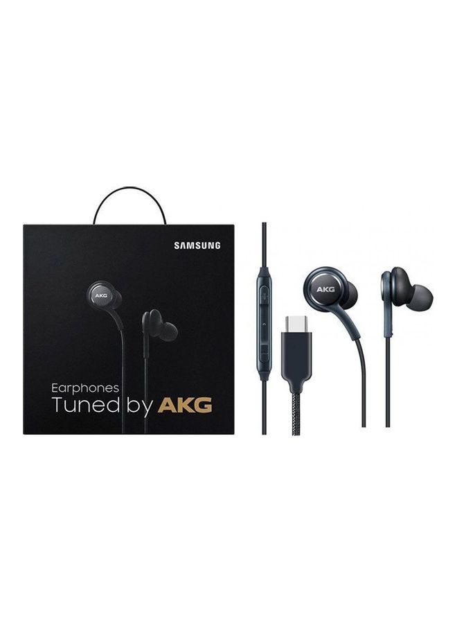 Samsung Akg Type C In Ear Headphones With Mic For Samsung Galaxy Black - Image 1