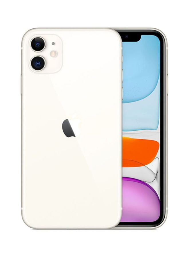 Apple - Renewed - iPhone 11 64GB White 4G - International Version - Image 1