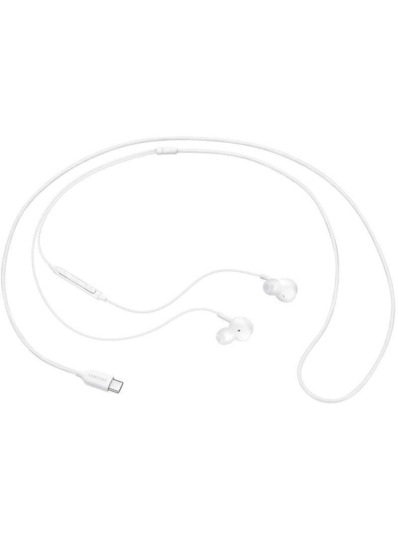 Samsung Type-C In-Ear Earphones With Mic White - Image 1