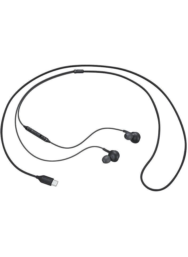 Samsung Type C Wired In Ear Earphones Black - Image 1