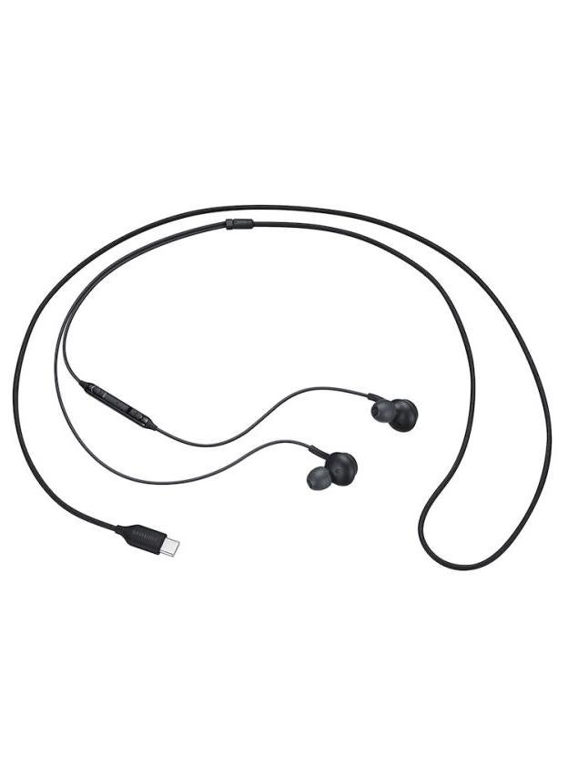 سامسونج سماعات سلكية بمقبس Type-C أسود - Image 1