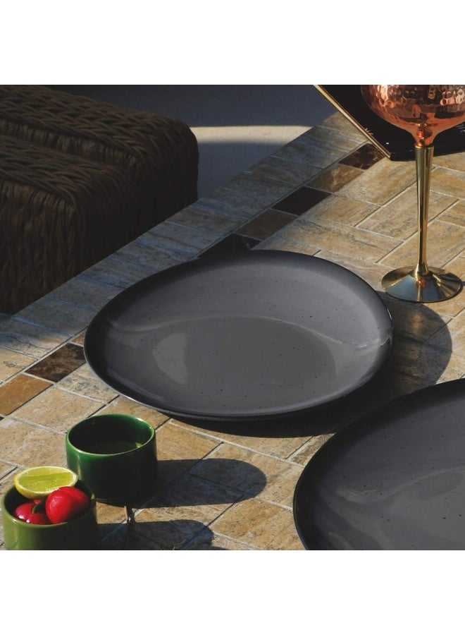 Dinewell Melamine Riva Grey Side Plate, 9.5 Inch, Grey, Dwp5187Rg, 1 Pc Grey 9.5inch - Image 4