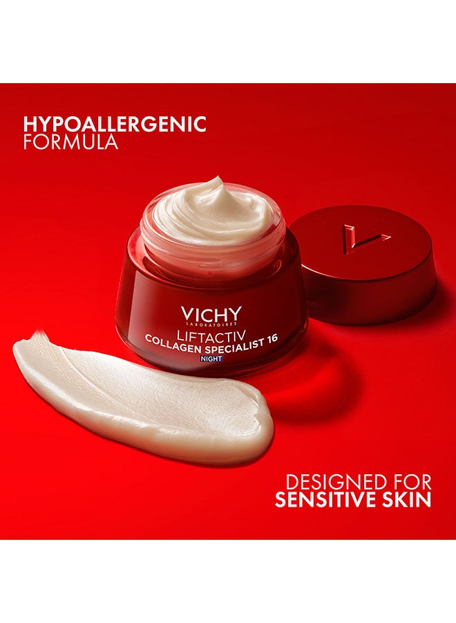 فيشي ليفت اكتيف كولاجين سبيشيليست كريم الليل لمقاومة التجاعيد و شد البشرة 50ملليلتر - Image 5