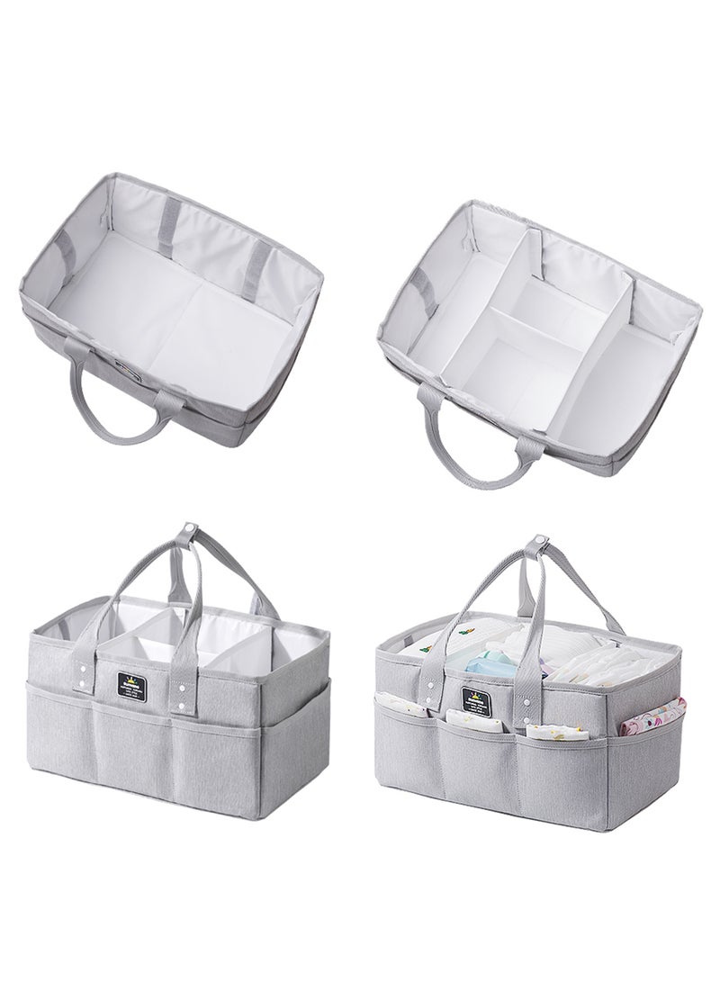 Sunveno Organizer - Diaper Caddy - Grey - Image 5