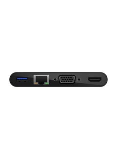 Usb C Multimedia Adapter Usb C Hub W/ Vga, 4K Hdmi, Usb 3.0, Ethernet Ports 100W Passthrough Power For Macbook Pro, Ipad Pro, Surface Pro, Chromebook More, Avc004 Space Gray - pnsku/N43763481A/45/_/1736254102/e922e4f2-0378-4569-bdbc-7531069876ca