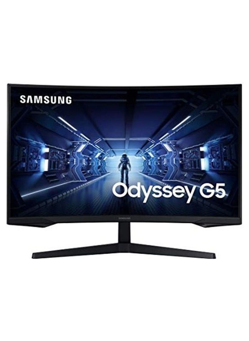 Samsung 32-Inch G5 Odyssey Gaming Monitor With 1000R Curved Screen, Qhd,144Hz, 1Ms, Freesync Premium,Lc32G55Tqwmxue Black - Image 1