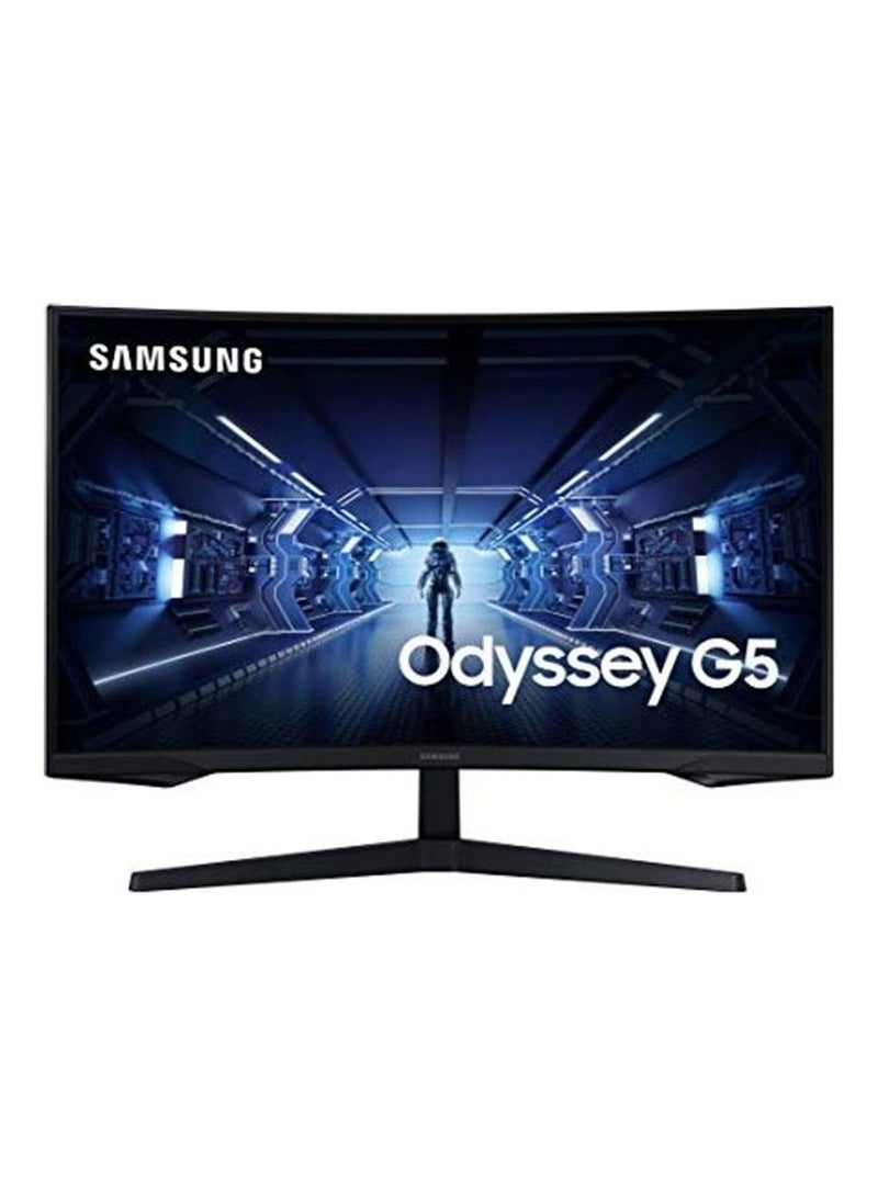 Samsung 32-Inch G5 Odyssey Gaming Monitor With 1000R Curved Screen, Qhd,144Hz, 1Ms, Freesync Premium,Lc32G55Tqwmxue Black - Image 1