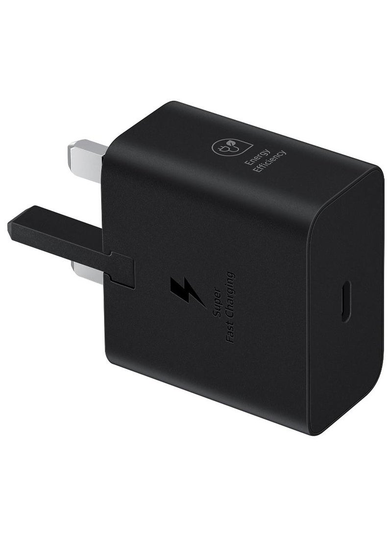 Samsung 25W Power Adapter (Without Cable) - Black - Image 1
