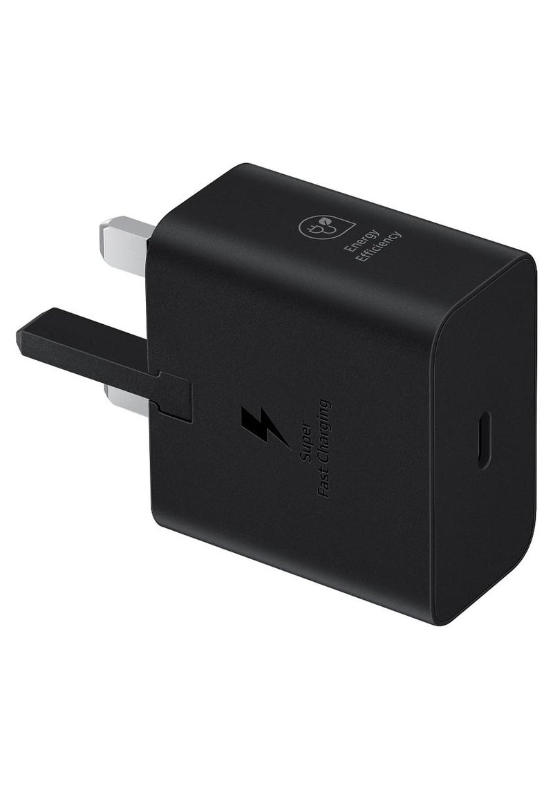 Samsung 25W Power Adapter (Without Cable) - Black - Image 1