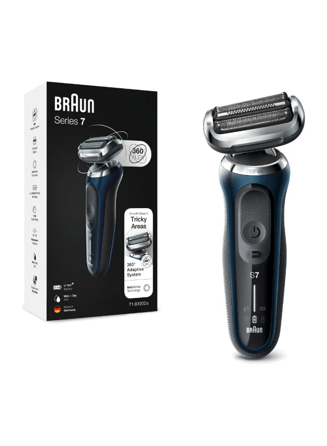 BRAUN Series 7 70-S1000S Electric Shaver, Wet And Dry, Rechargeable