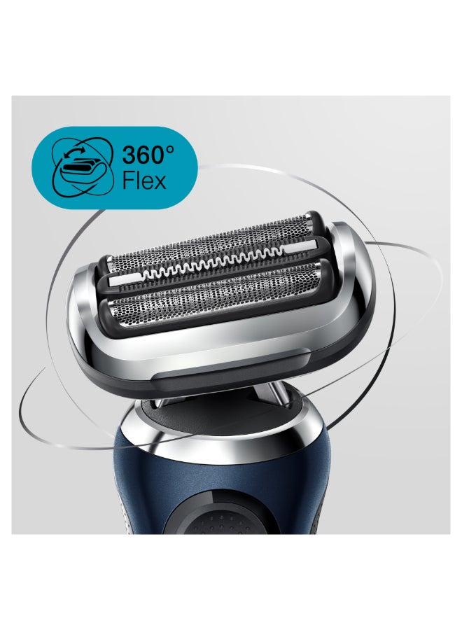 BRAUN Series 7 70-S1000S Electric Shaver, Wet And Dry, Rechargeable Silver  - Image 2