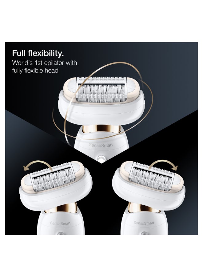 BRAUN - Silk-Epil 9 Flex Beauty Set, Ses 9010 3D, White White - Image 1