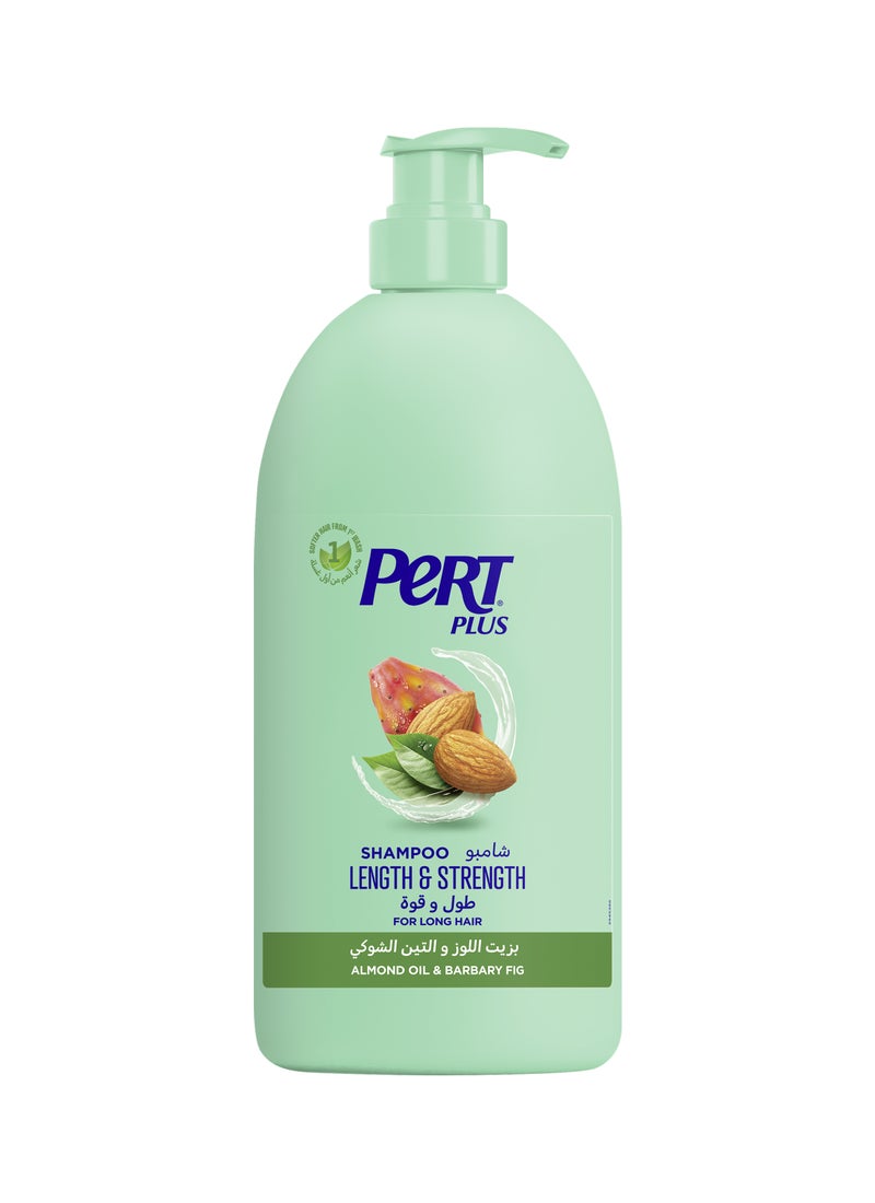 PERT PLUS Length And Strength Shampoo With Almond Oil And Barbary Fig Multicolour 1000ml - Image 1