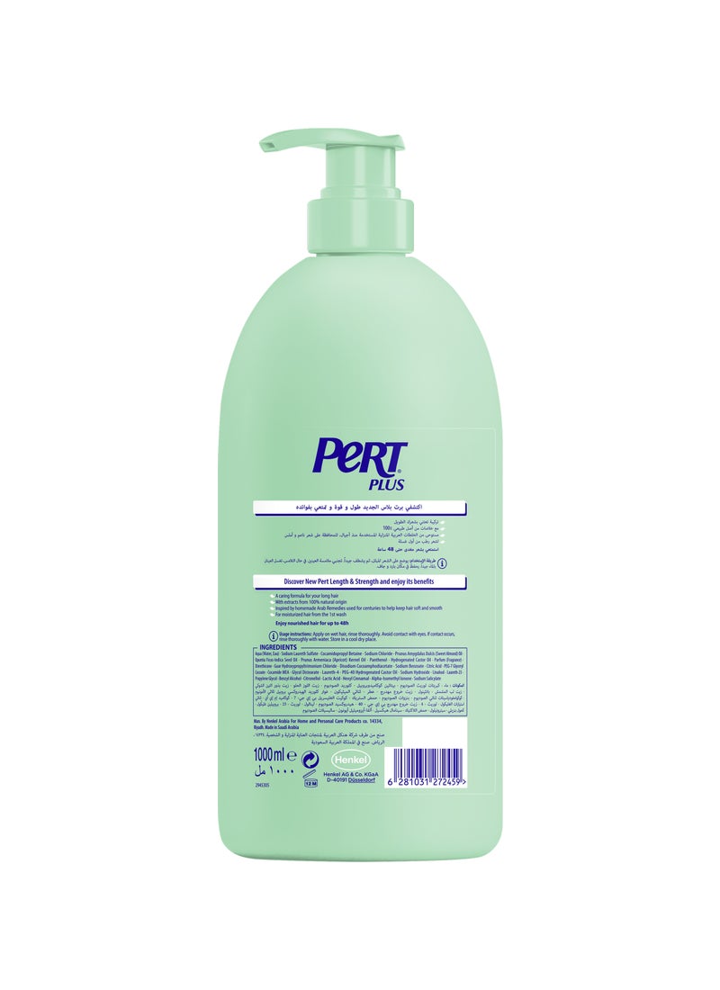PERT PLUS Length And Strength Shampoo With Almond Oil And Barbary Fig Multicolour 1000ml - Image 2
