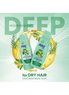PERT PLUS Deep Nourishment Shampoo for Dry Hair with Olive Oil and Rosemary Extract Multicolour 1000ml  - Image 3