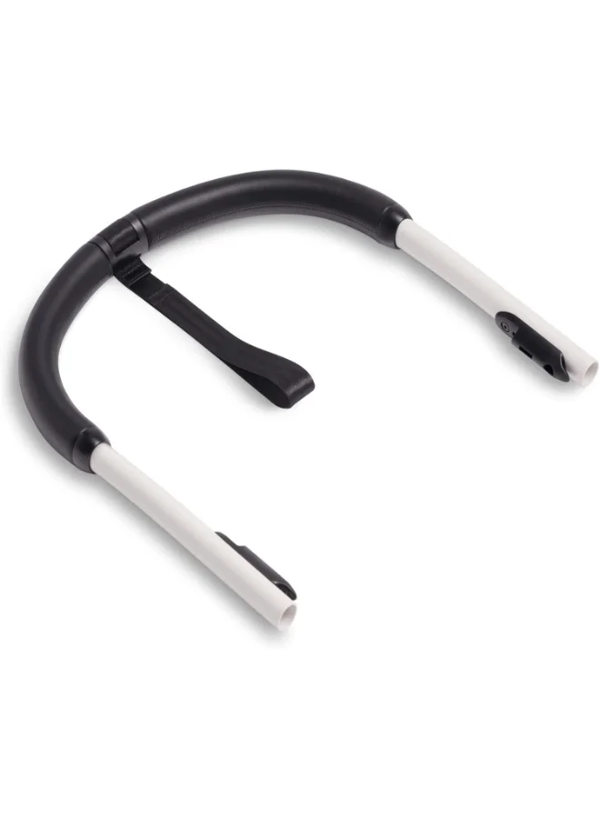 BABYZEN Yoyo Stroller Handle Bar Ultra Tear - Resistant, Faux - Leather Coating Includes Tether Strap Compatible With Yoyo2 And Yoyo+ Stroller S And Prams - White
