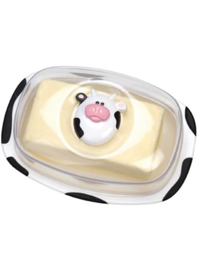 Moo Moo Butter Pod Clear/White/Black 17.8x10.2x12.7cm - pnsku/N43795945A/45/_/1732199342/49719df9-7156-4e85-b20e-3f43a7022c02