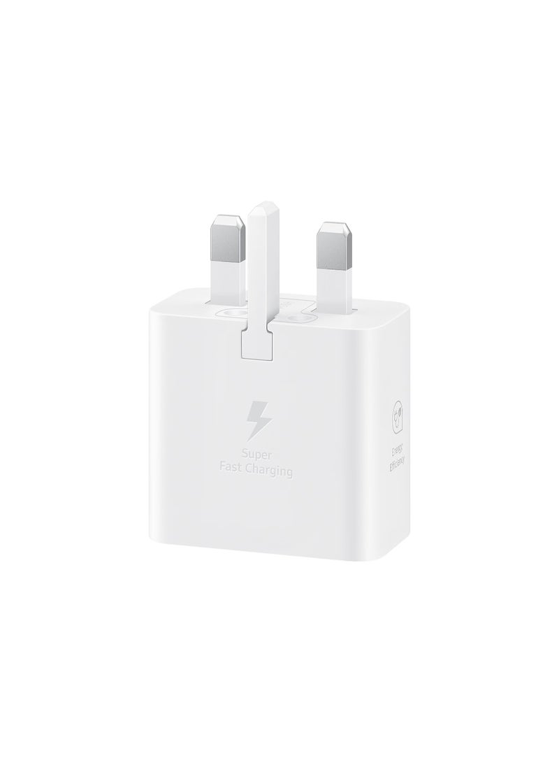 25W Power Adapter (Without Cable) - White