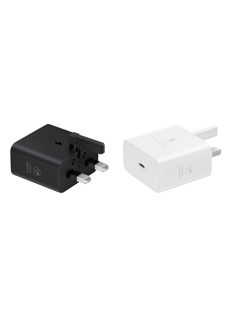 25W Power Adapter (Without Cable) - White
