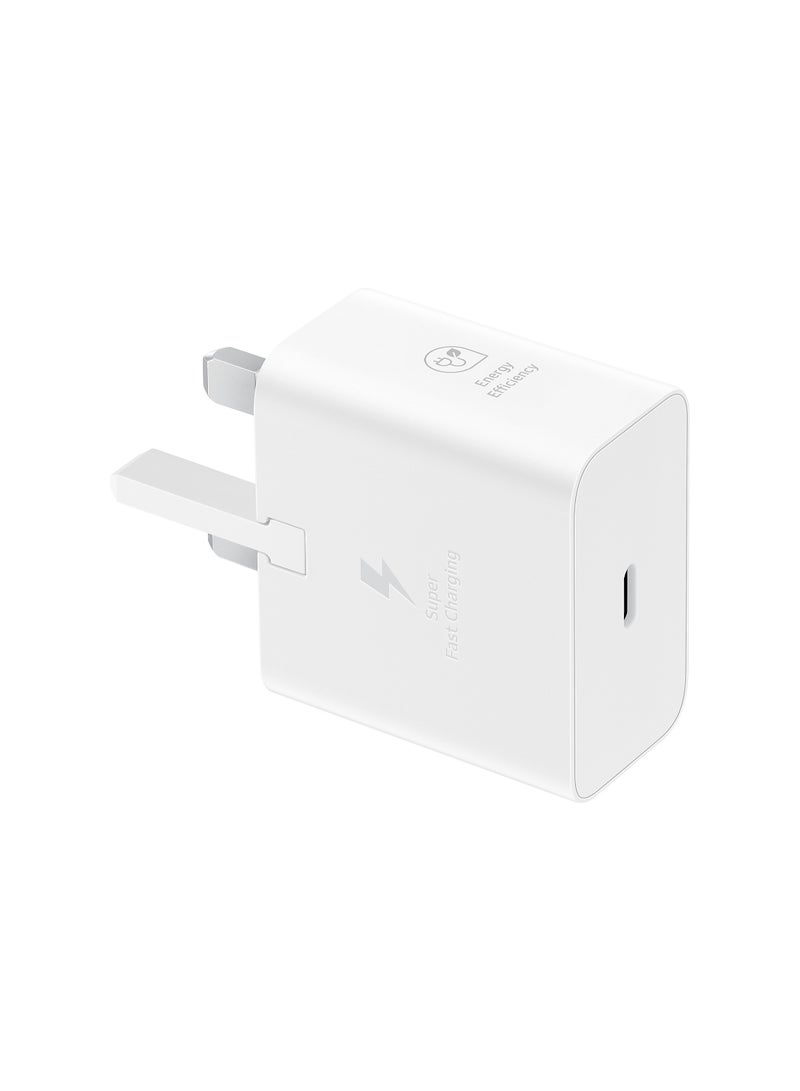 25W Power Adapter (Without Cable) - White