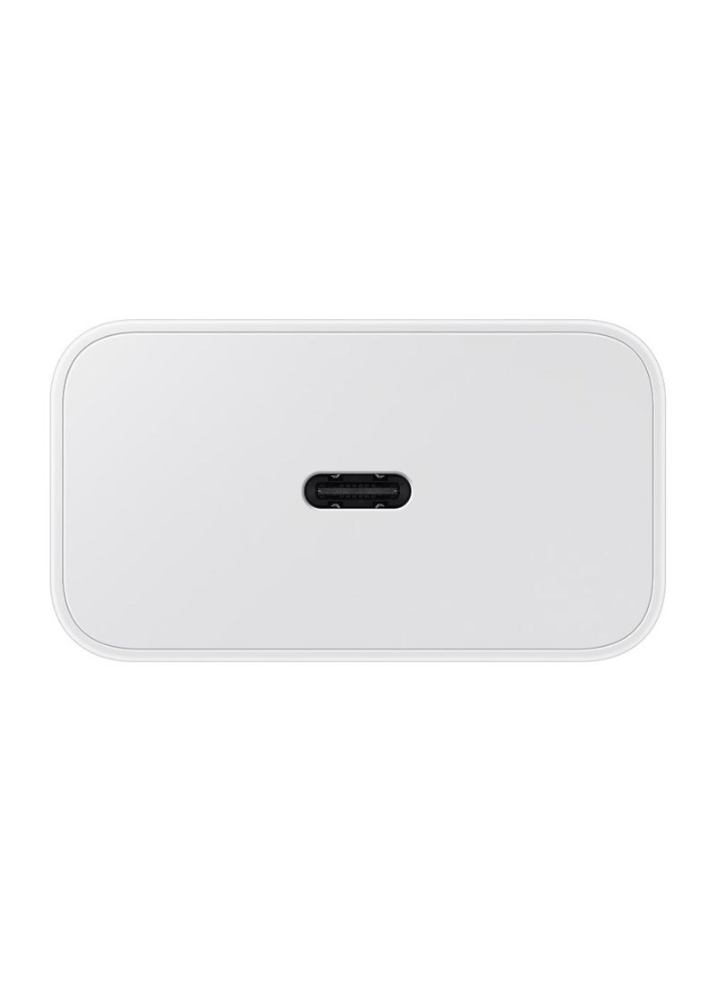 سامسونج محول مزود طاقة بمنفذ USB-C بقدرة 25 وات أبيض - Image 2