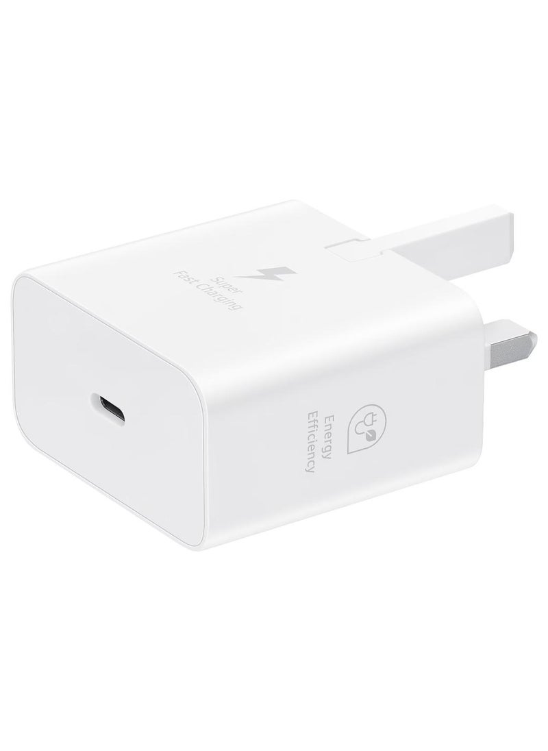 Samsung 25W Power Adapter (Without Cable) - White - Image 1