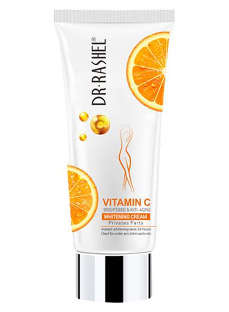 دكتور راشيل كريم تبييض المناطق الحساسة بفيتامين C أبيض 80جرام - Image 1