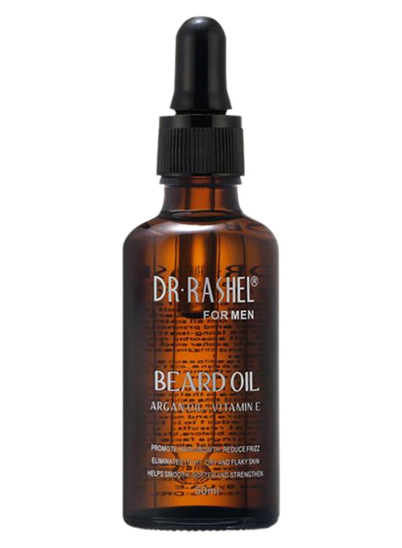 DR. RASHEL Beard Oil With Argan +Vitamin E Multicolour 50ml