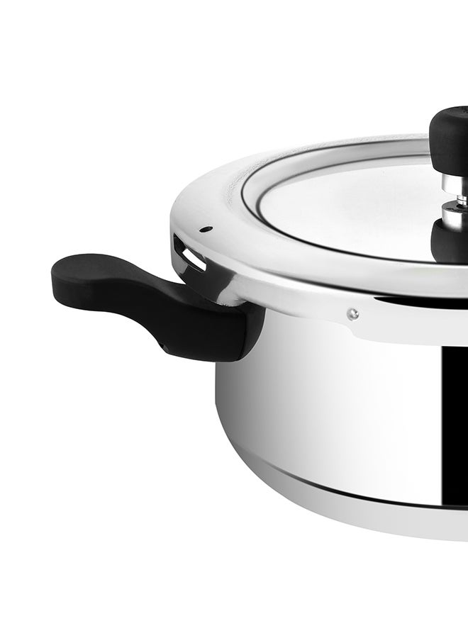 Prestige Svachh Pressure Cooker Junior Deep Pan with Lid Silver 3.5Liters - Image 3