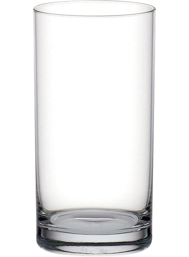 Ocean Fin Line Hi Ball Glass, 280 Ml, Set of 3, B0121003, High Ball Tumbler, Long Drink Glass, Collins Glass, Water Glass, Juice Glass Clear - Image 2