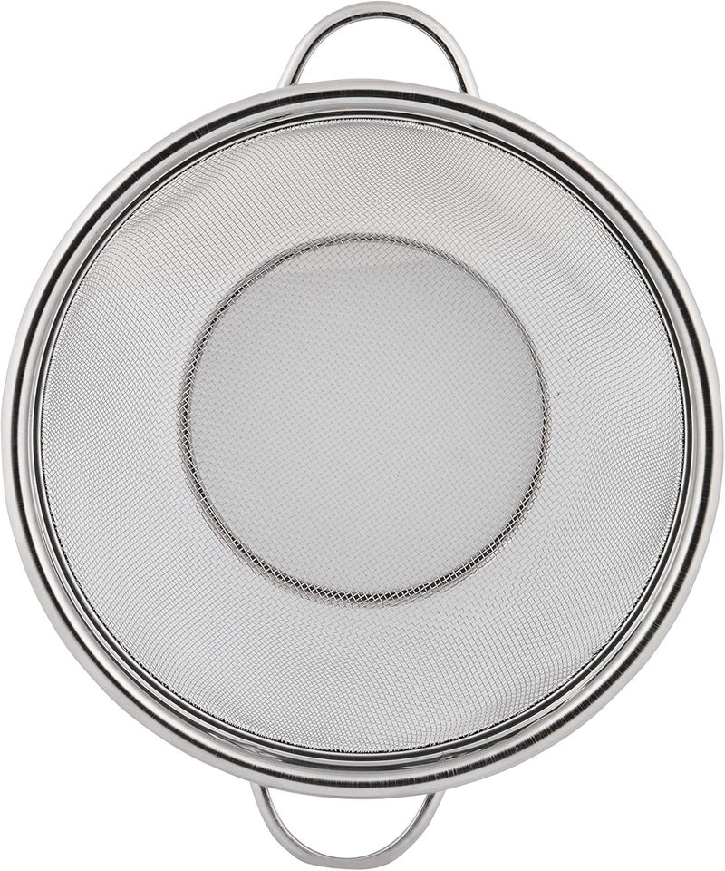 Raj Steel Basket Colander, 27 cm, Silver, Ql0019, 1 Pc Silver 27cm - Image 3