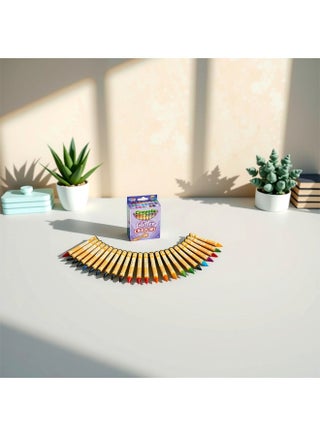 24 ct. Glitter Crayons 11.43x7.15x2.7cm - view 3