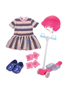 Lotus Dream Hearts Scooter And Helmet Set For Fashion Dolls 21.5 x 8 x 43cm  - Image 1