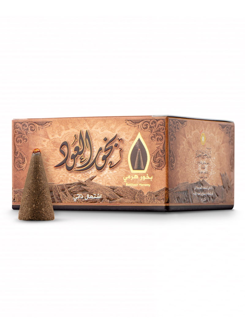 مجموعة بخور العود هرمي من 12 قطعة بني 50جرام - view 4