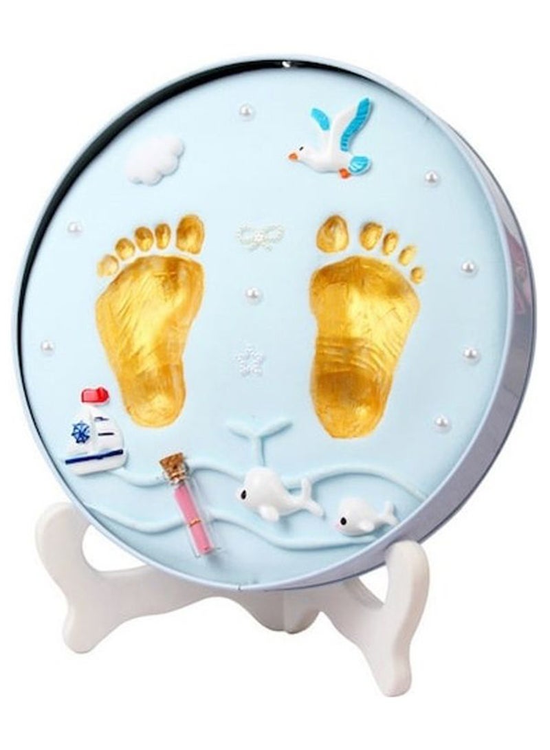 Generic - High Quality Mud Cartoon Design Newborn Footprint Kit With Easy No-Bake Drying For Kids - Image 1