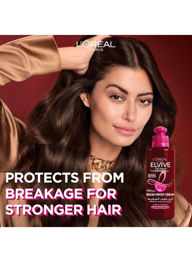 L'OREAL PARIS Elvive Fall Resist Brush Proof Cream 200ml  - Image 3